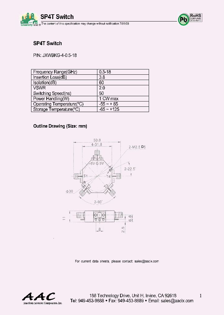 JXWBKG-4-05-18_4630127.PDF Datasheet