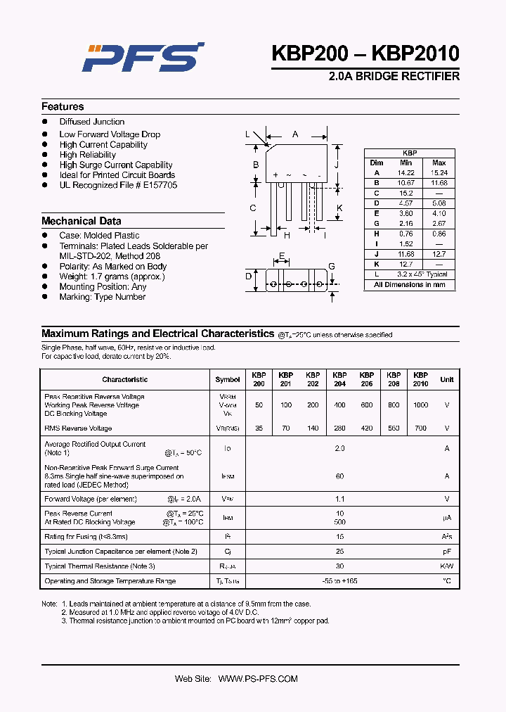 KBP2010_4907400.PDF Datasheet