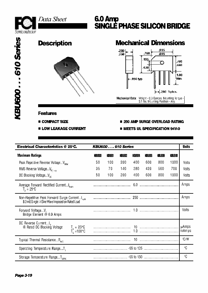 KBU600_4459660.PDF Datasheet