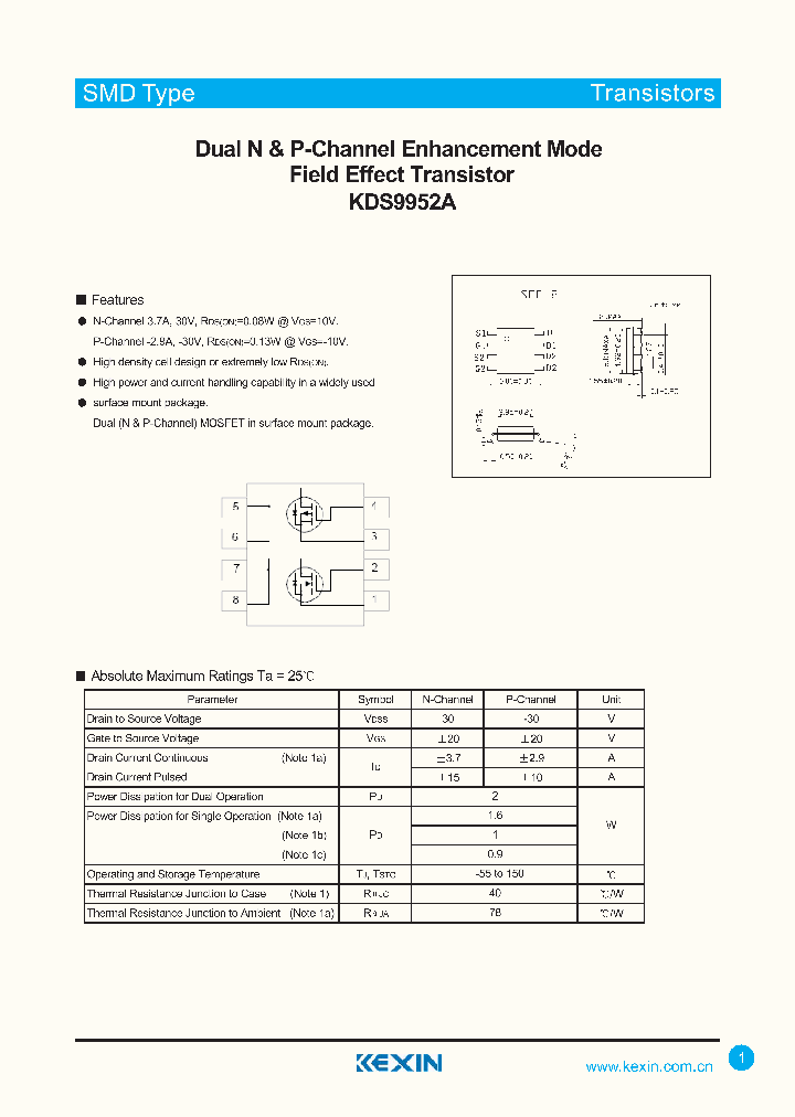 KDS9952A_4296844.PDF Datasheet