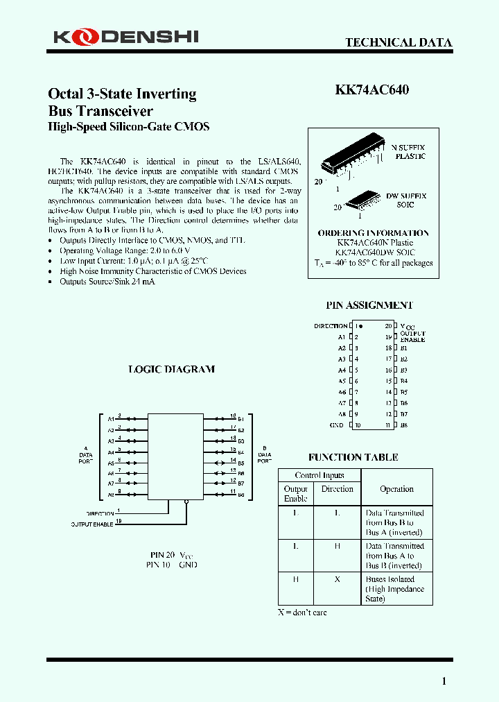 KK74AC640_4194606.PDF Datasheet