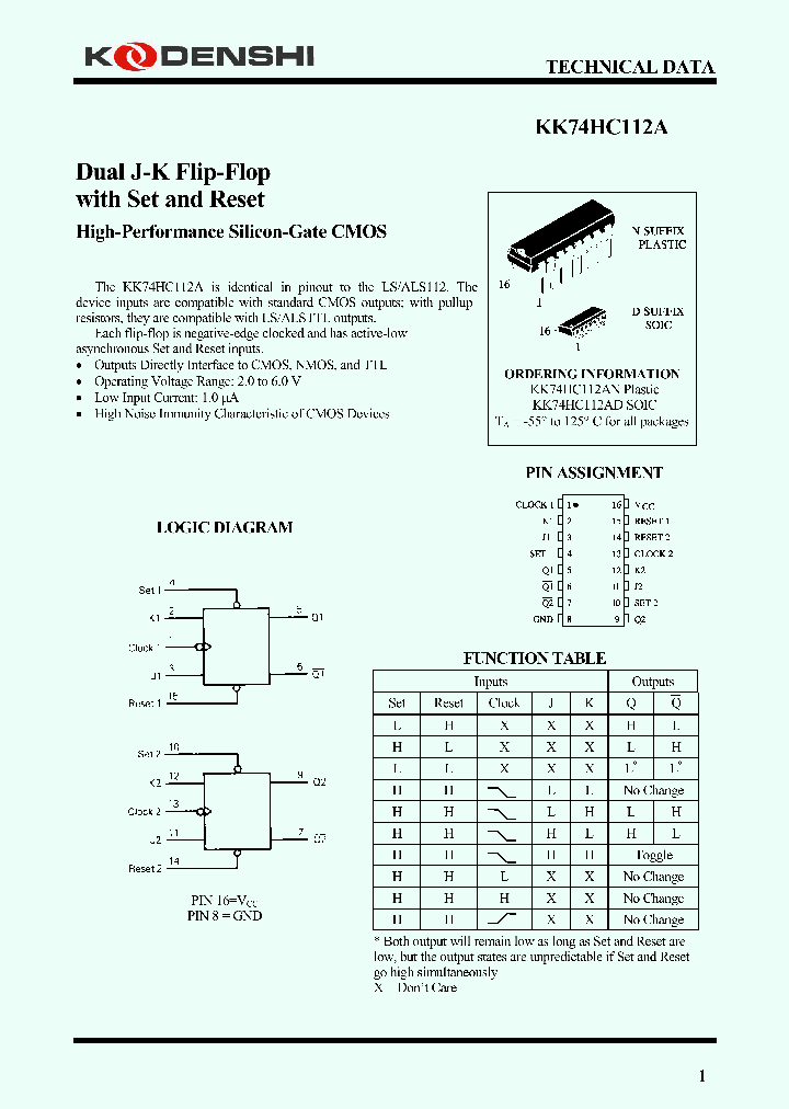 KK74HC112A_4254000.PDF Datasheet