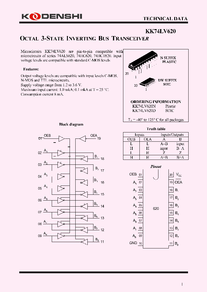 KK74LV620_4853821.PDF Datasheet