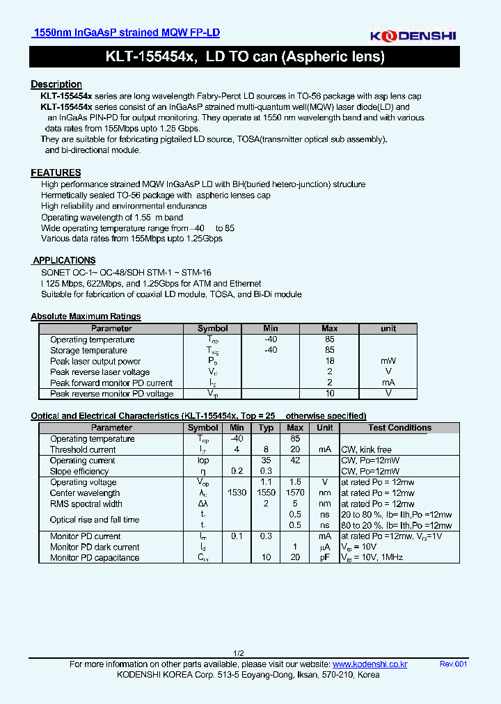 KLT-155454_4658678.PDF Datasheet