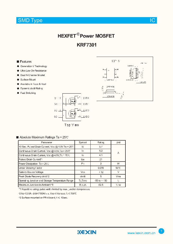 KRF7301_4335049.PDF Datasheet