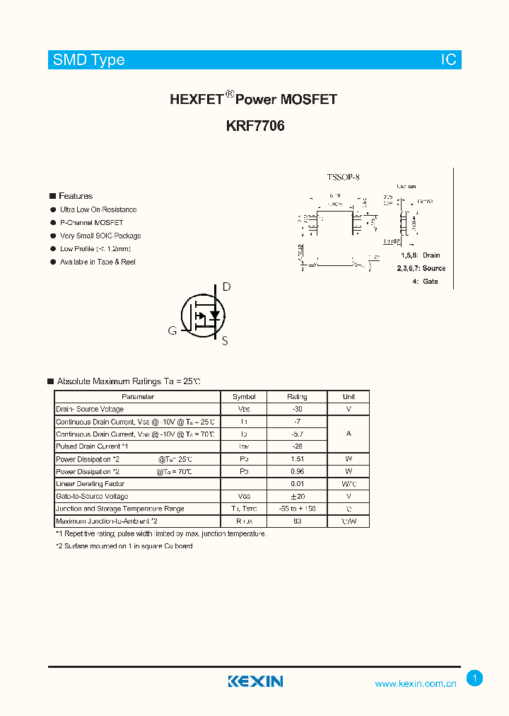 KRF7706_4826425.PDF Datasheet