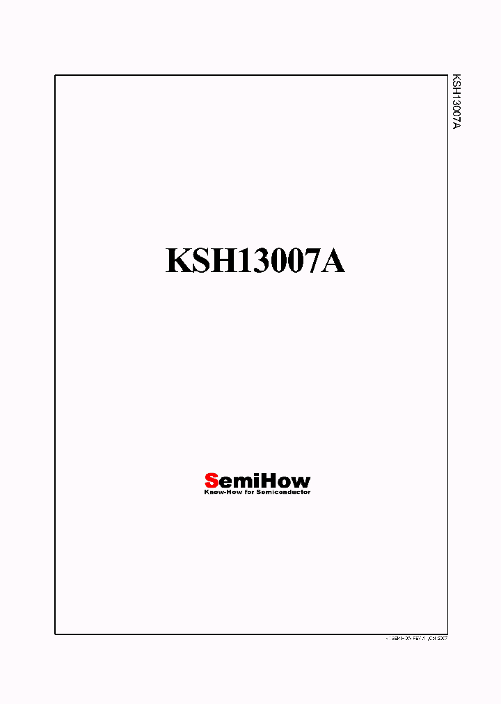 KSH13007A_4622742.PDF Datasheet