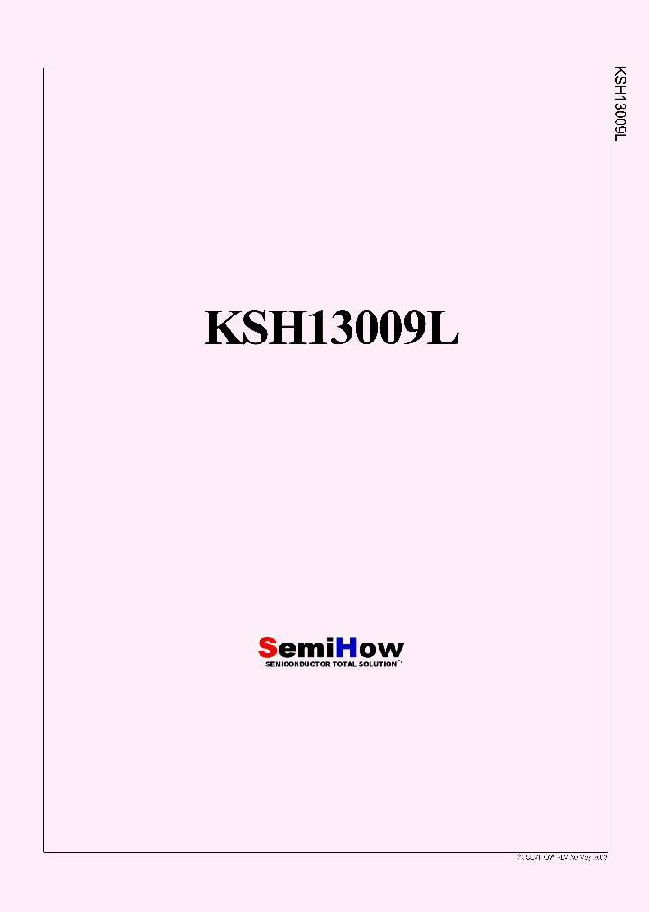 KSH13009L_4635504.PDF Datasheet