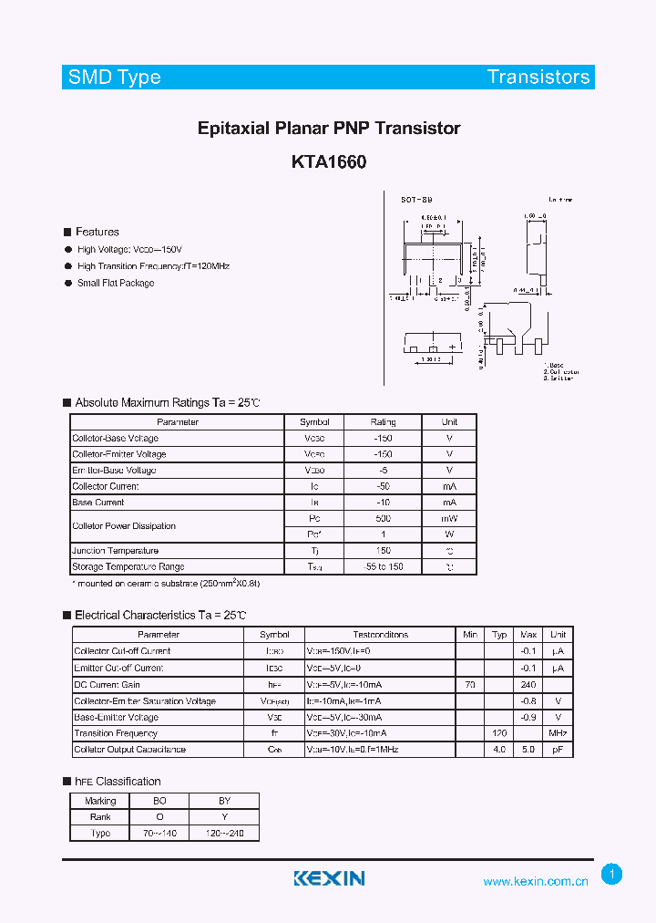 KTA1660_4339281.PDF Datasheet