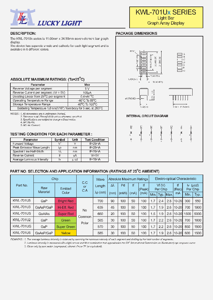 KWL-701U2_4791037.PDF Datasheet