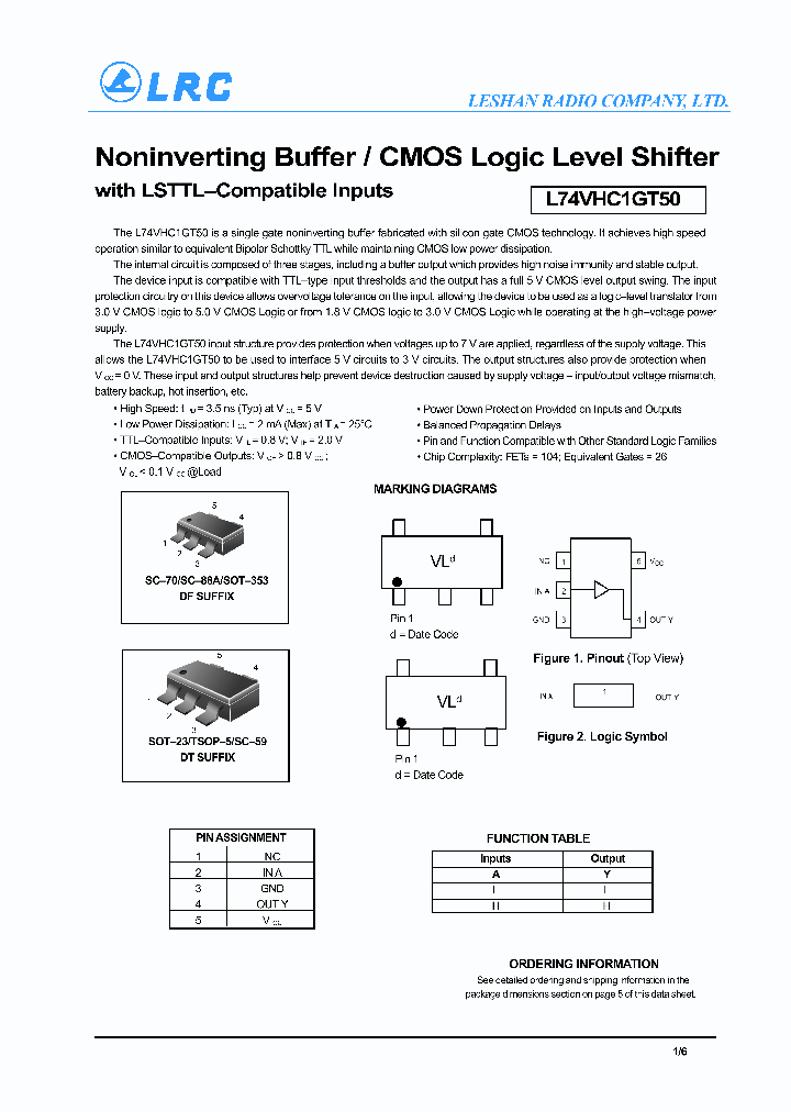 L74VHC1GT50DTT1_4438671.PDF Datasheet