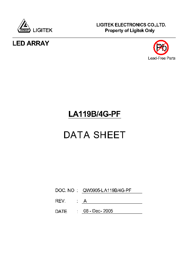 LA119B-4G-PF_4703887.PDF Datasheet