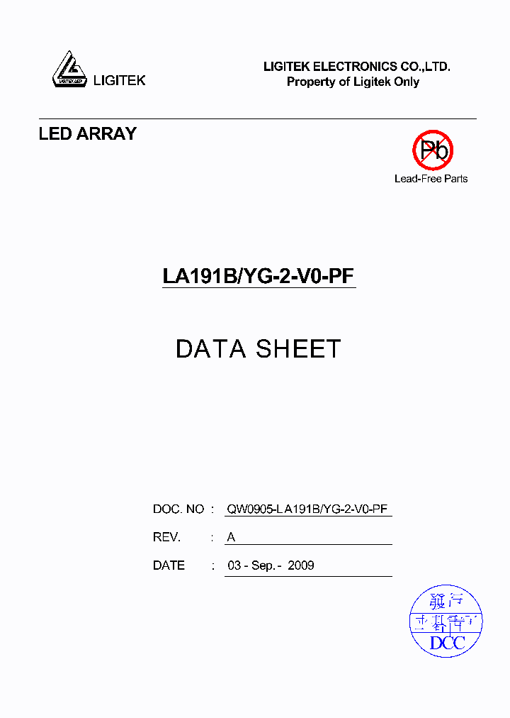 LA191B-YG-2-V0-PF_4786520.PDF Datasheet