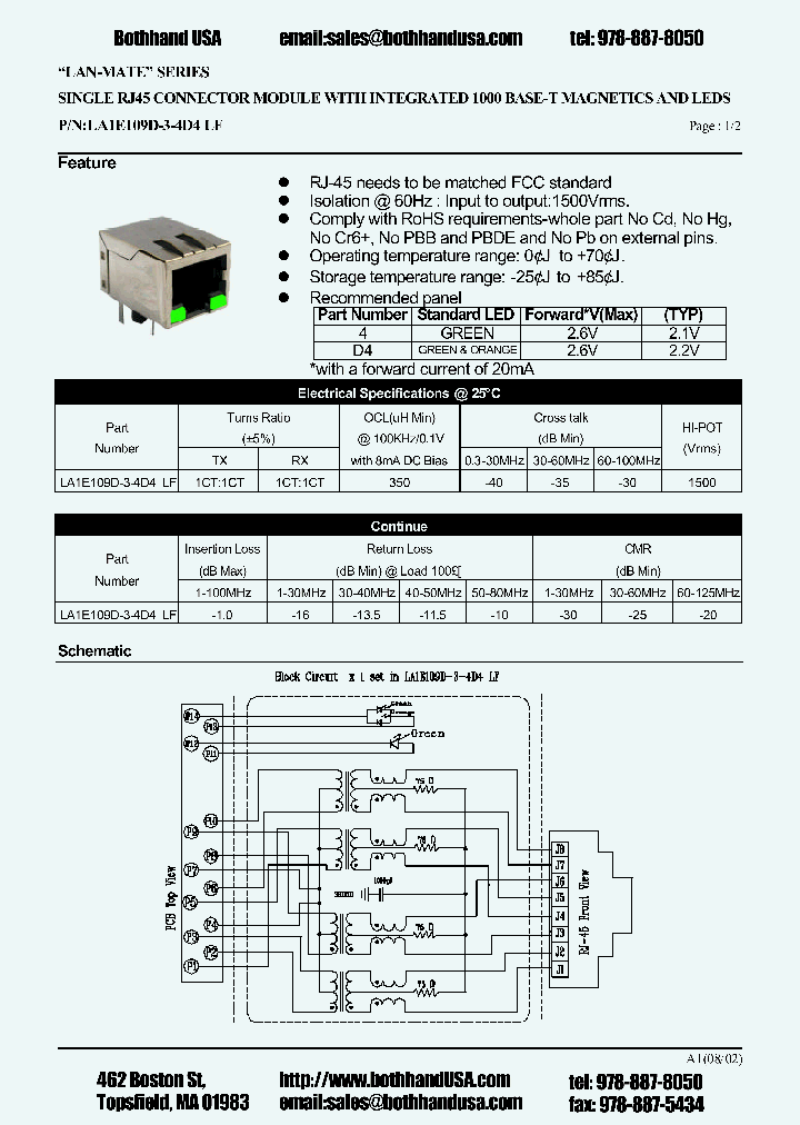 LA1E109D-3-4D4LF_4532104.PDF Datasheet