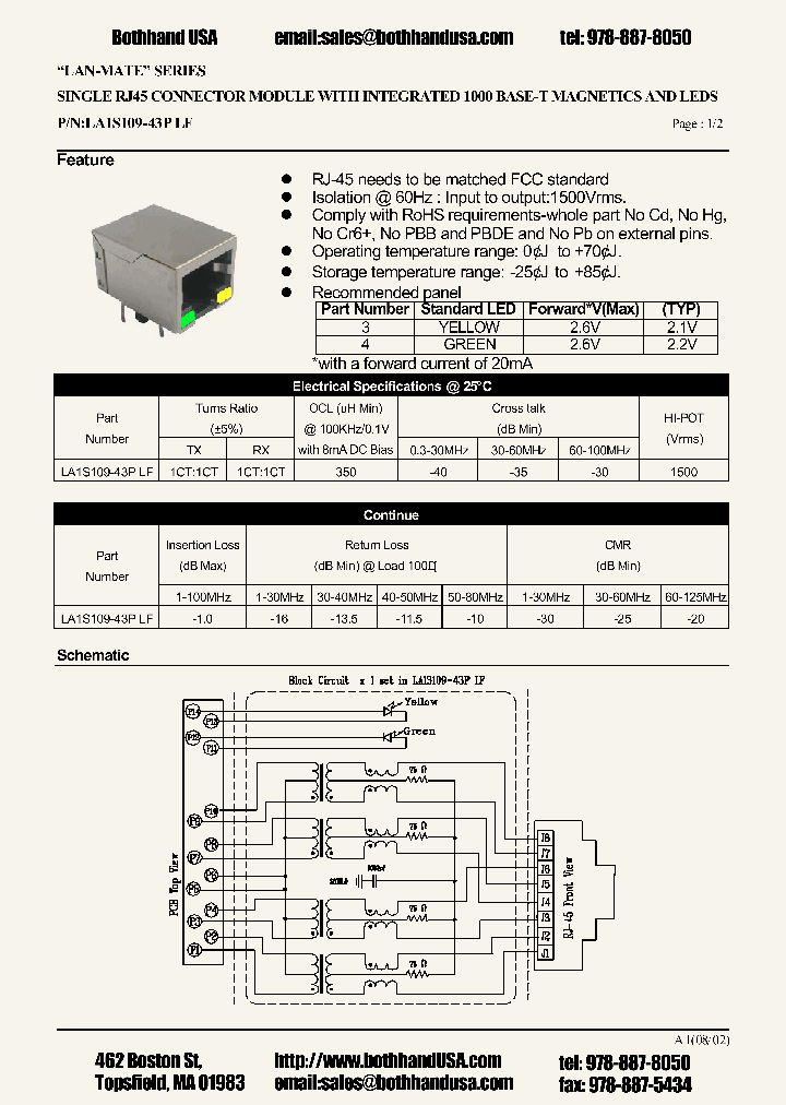 LA1S109-43PLF_4587816.PDF Datasheet