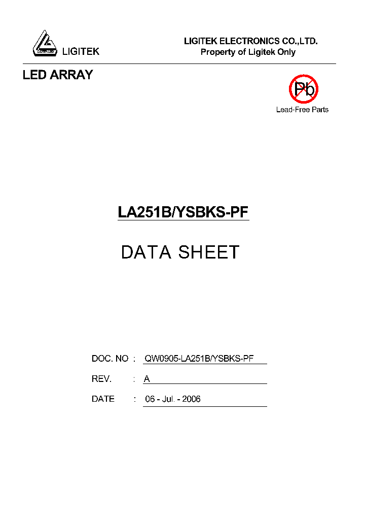 LA251B-YSBKS-PF_4747166.PDF Datasheet