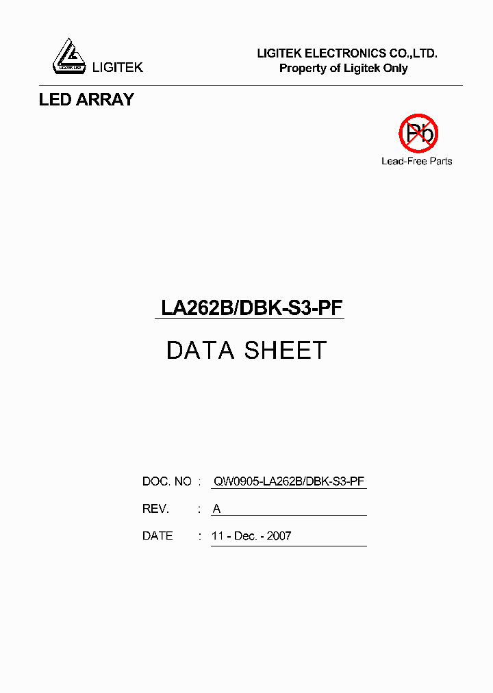 LA262B-DBK-S3-PF_4541452.PDF Datasheet