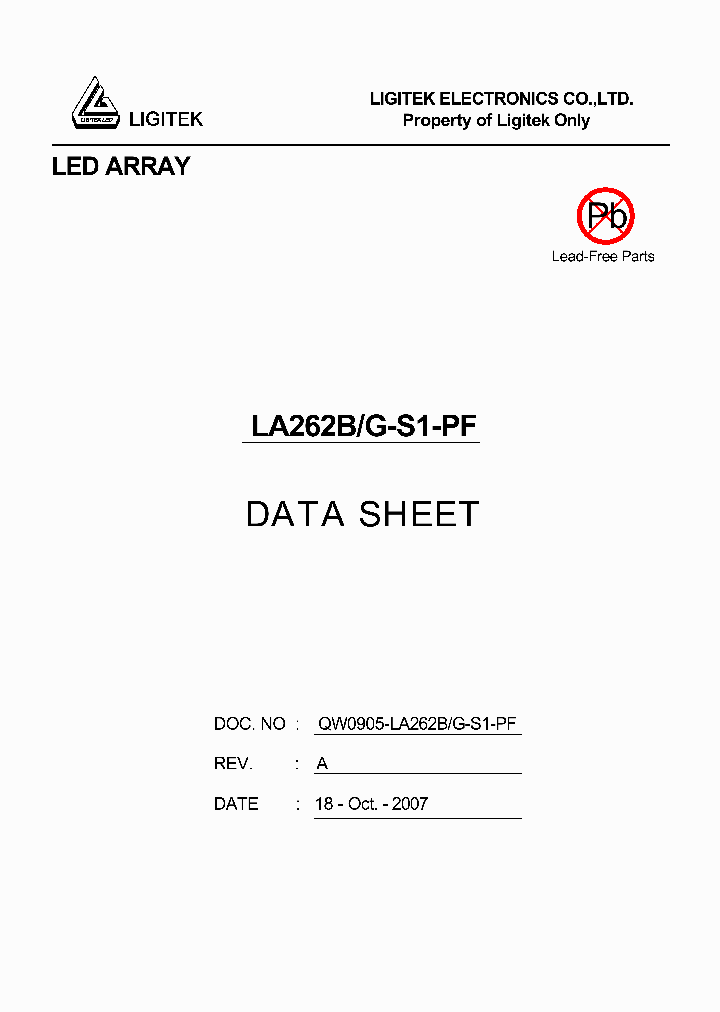 LA262B-G-S1-PF_4574717.PDF Datasheet