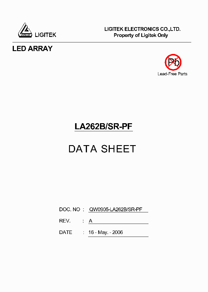 LA262B-SR-PF_4574718.PDF Datasheet