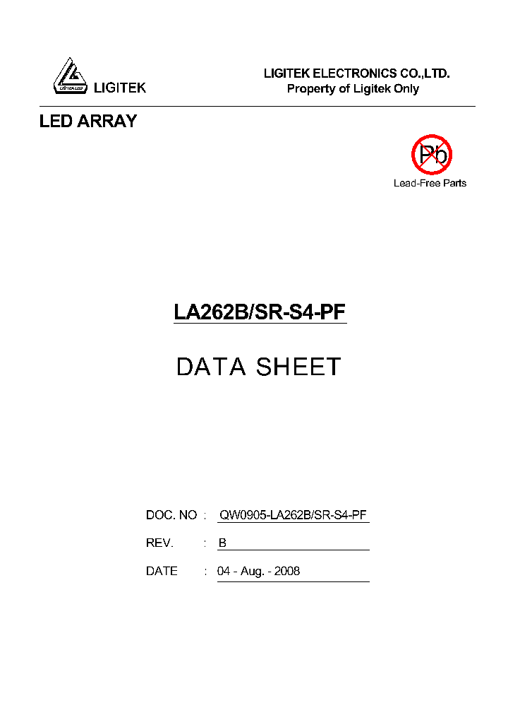 LA262B-SR-S4-PF_4574719.PDF Datasheet