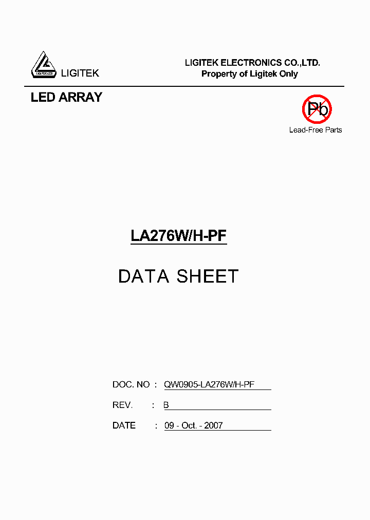 LA276W-H-PF_4578418.PDF Datasheet