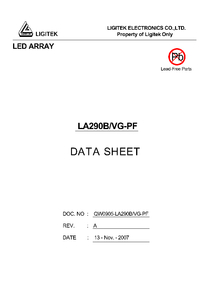 LA290B-VG-PF_4798908.PDF Datasheet