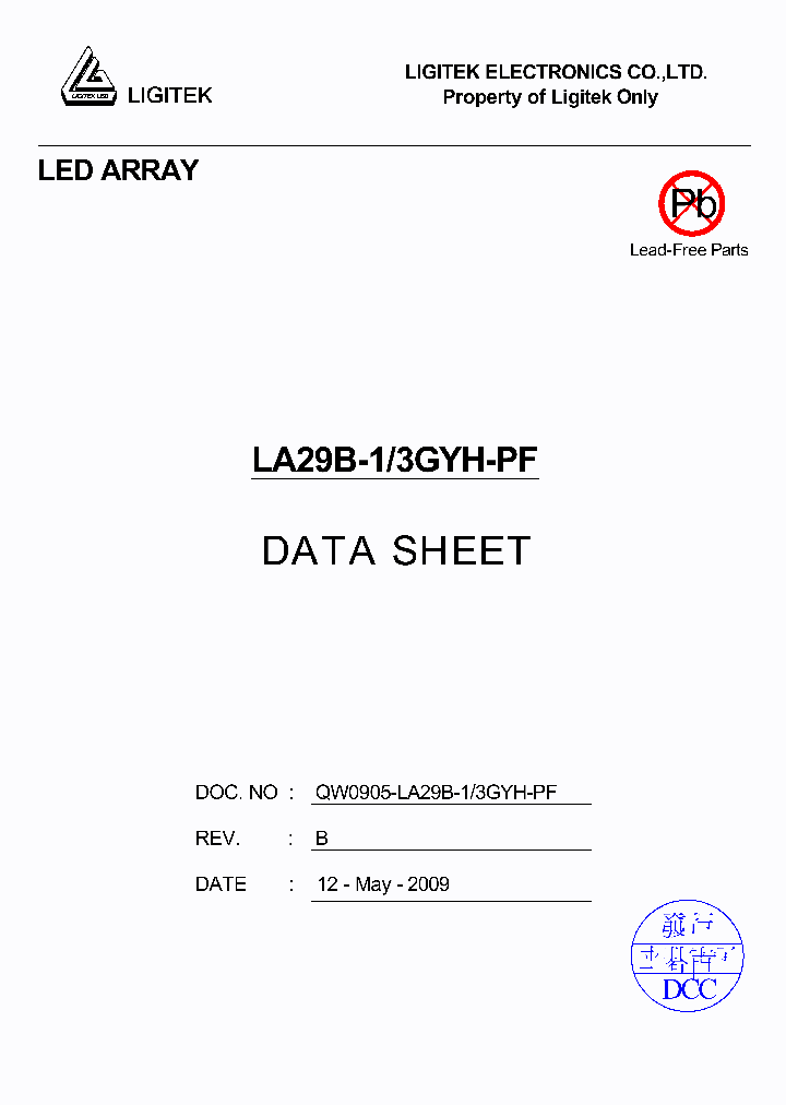 LA29B-1-3GYH-PF_4874934.PDF Datasheet