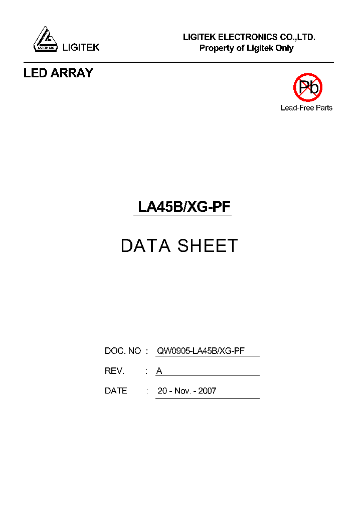 LA45B-XG-PF_4571419.PDF Datasheet