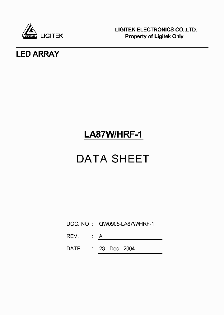LA87W-HRF-1_4635455.PDF Datasheet