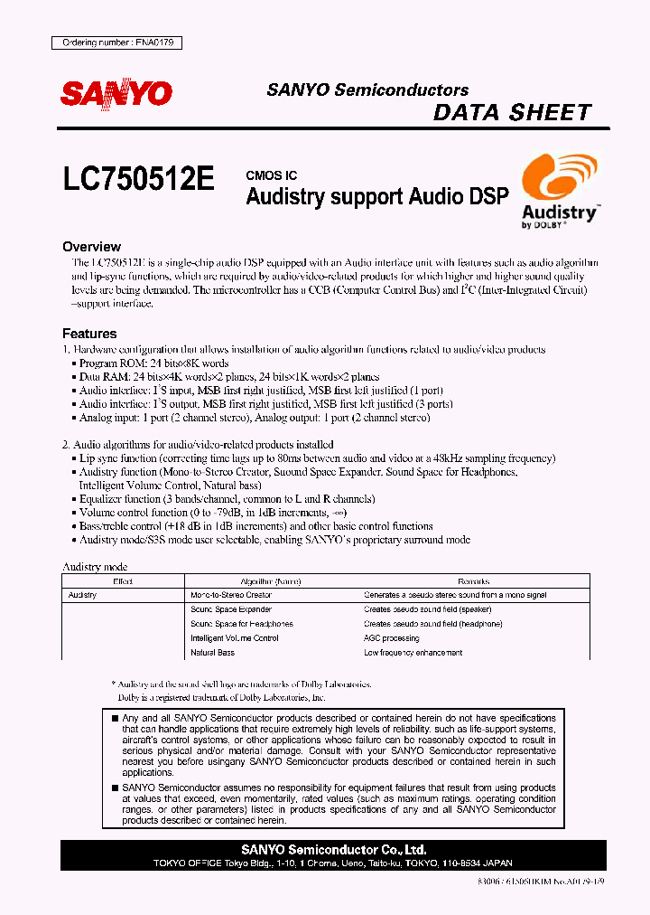 LC750512E_4180220.PDF Datasheet