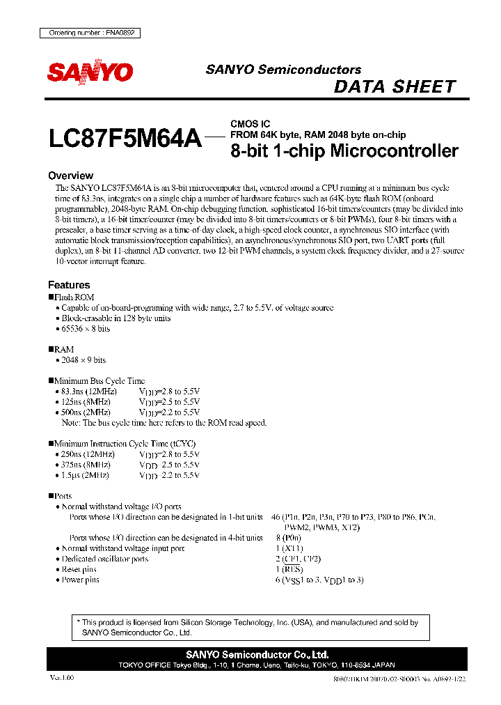 LC87F5M64A_4297594.PDF Datasheet