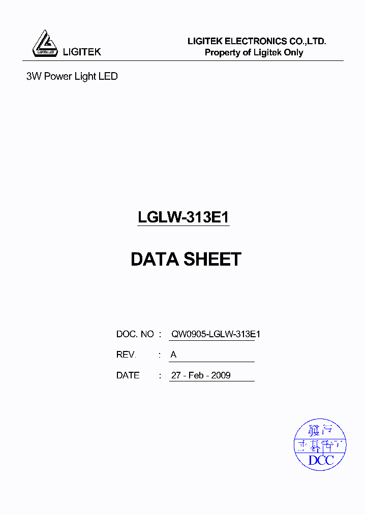 LGLW-313E1_4738529.PDF Datasheet