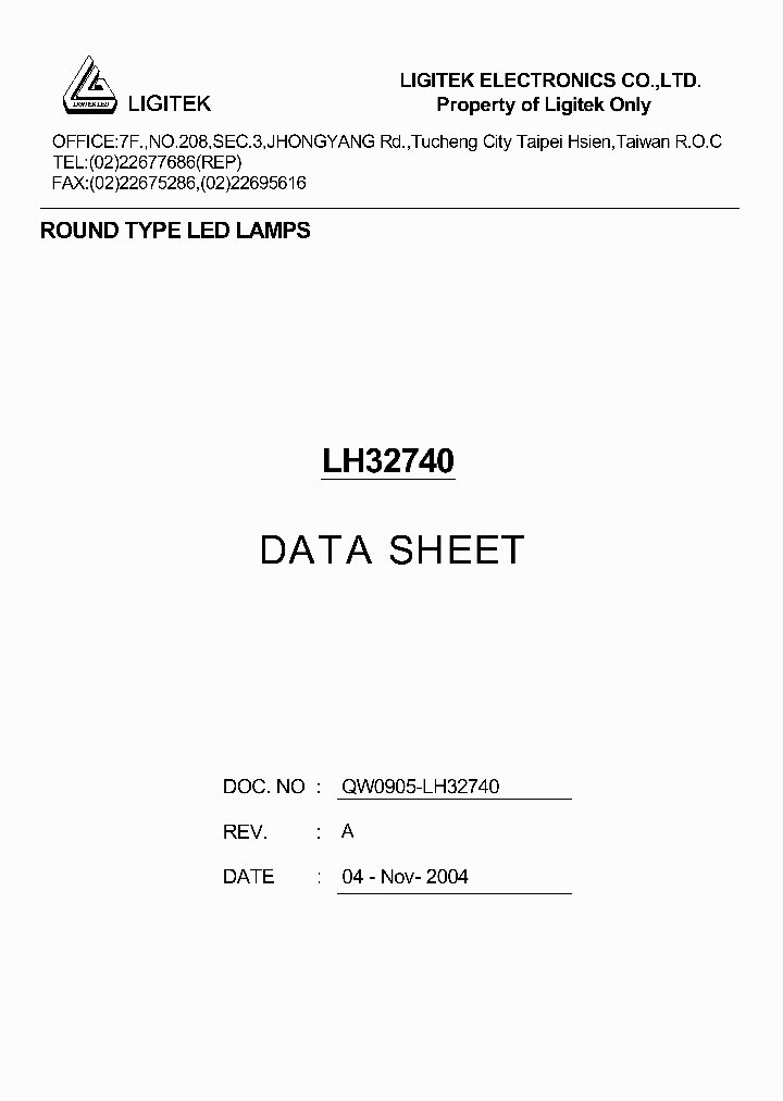 LH32740_4732536.PDF Datasheet