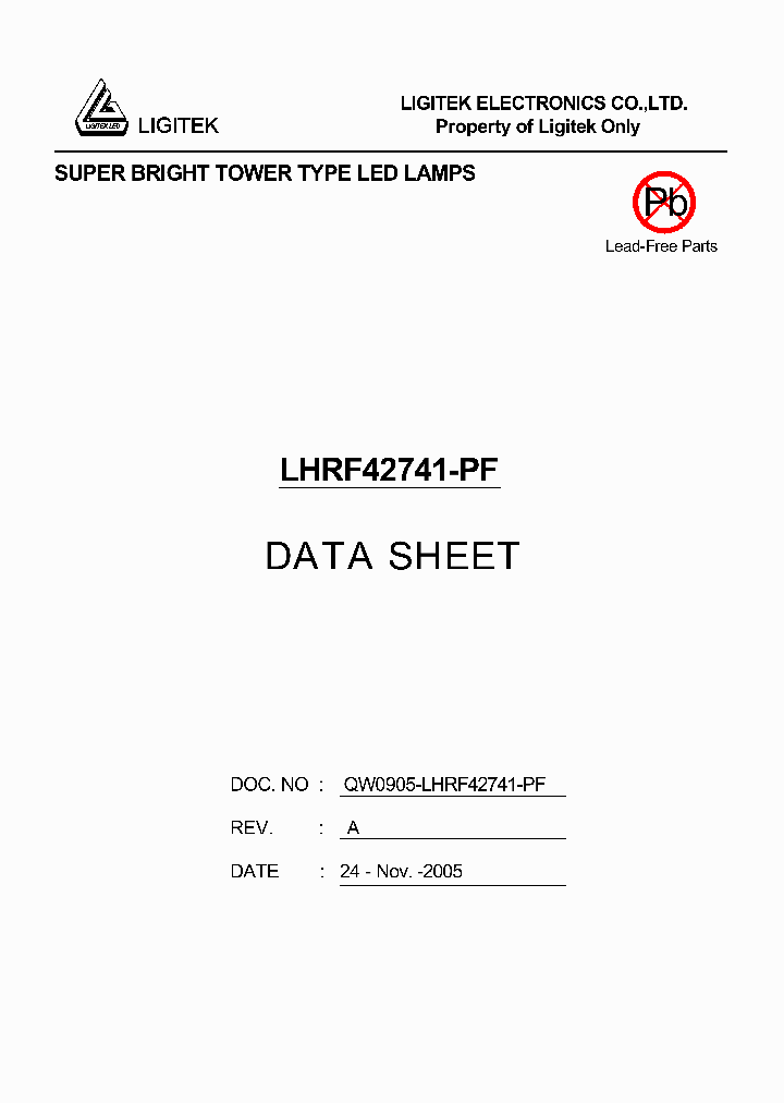 LHRF42741-PF_4795148.PDF Datasheet
