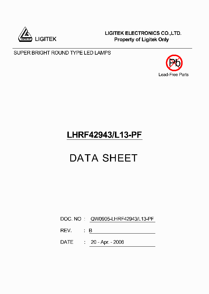 LHRF42943-L13-PF_4795149.PDF Datasheet