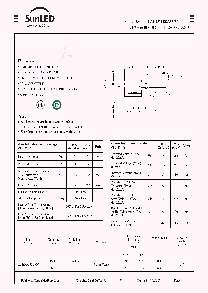 LMRMG59WCC_4221273.PDF Datasheet