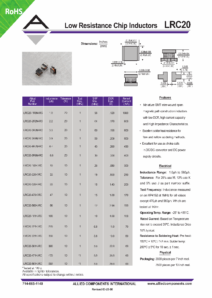 LRC20-391K-RC_4720114.PDF Datasheet