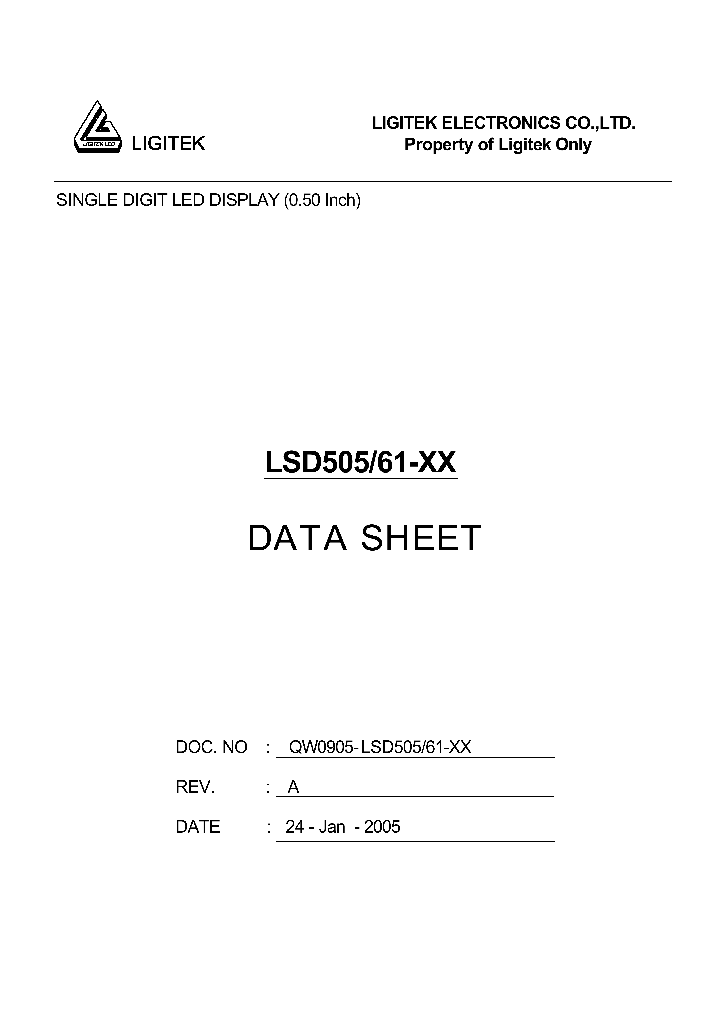 LSD505-61-XX_4669732.PDF Datasheet