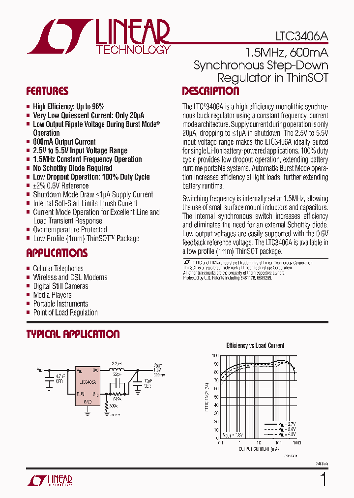 LTC3406AIS5-PBF_4870641.PDF Datasheet