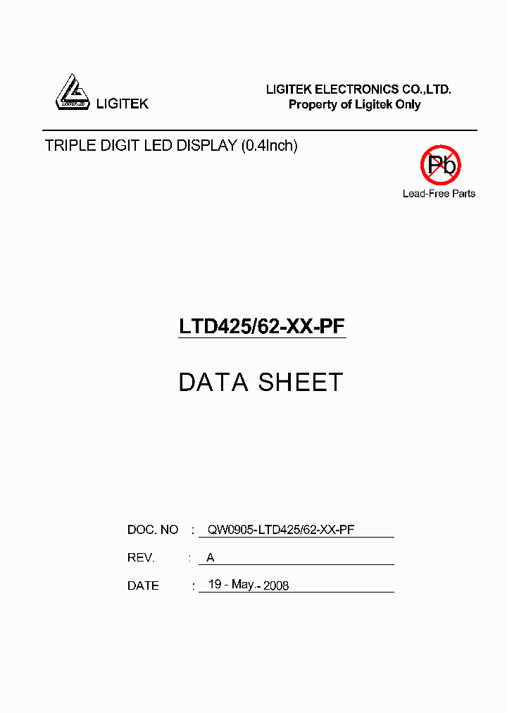 LTD425-62-XX-PF_4701520.PDF Datasheet