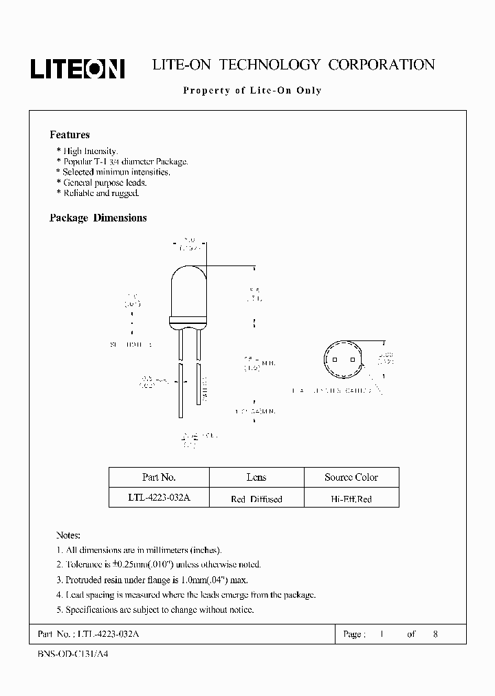 LTL-4223-032A_4782228.PDF Datasheet