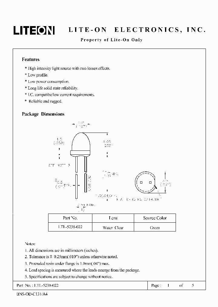LTL-5238-022_4654297.PDF Datasheet