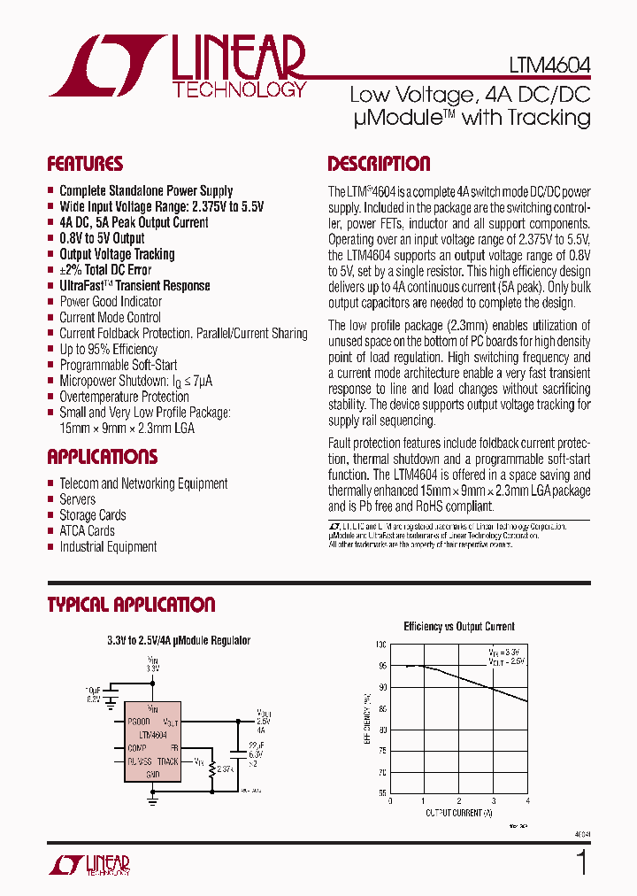 LTM4604EV-PBF_4503407.PDF Datasheet