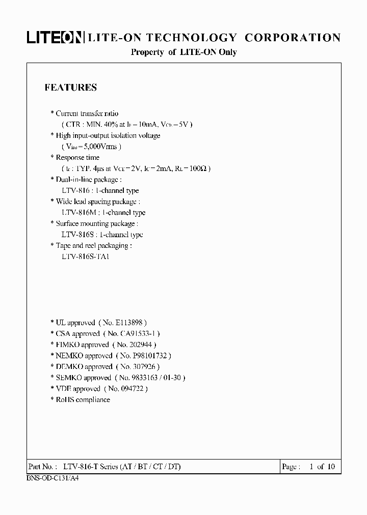 LTV-816-BT_4842841.PDF Datasheet