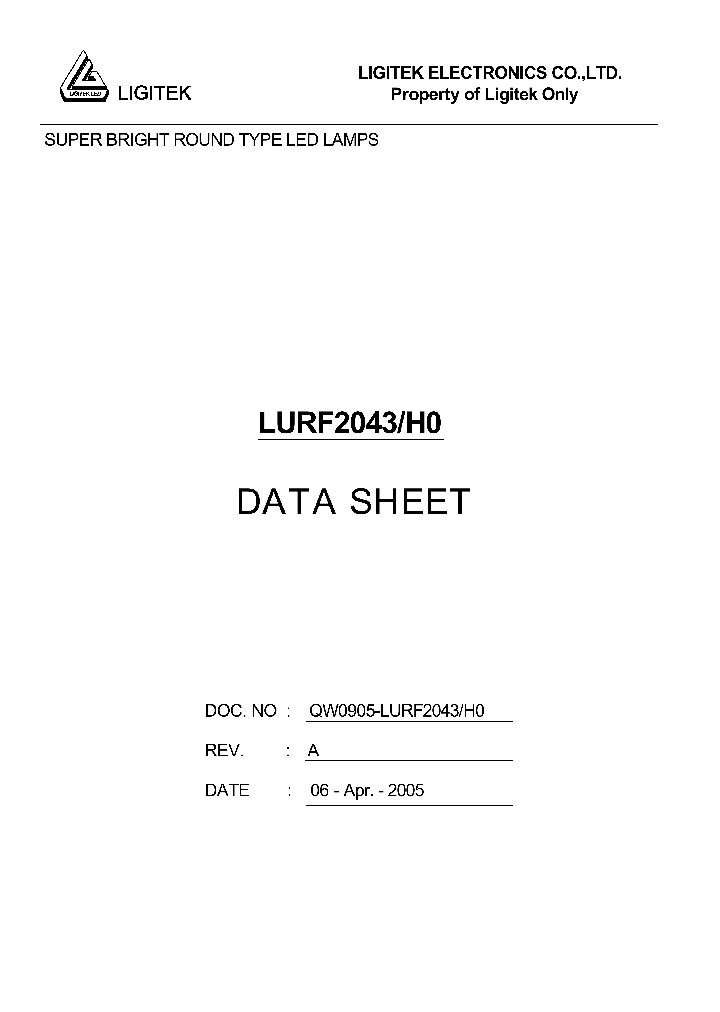 LURF2043-H0_4529960.PDF Datasheet
