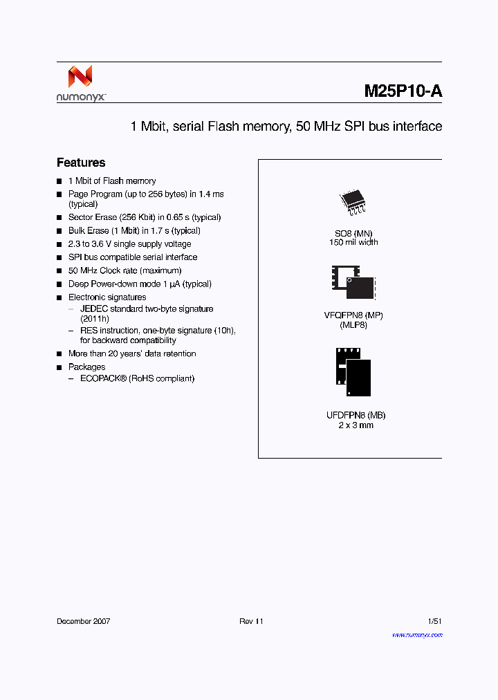 M25P10-AVMP3TX_4563624.PDF Datasheet