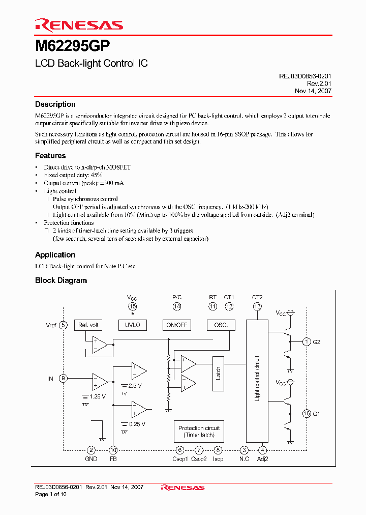 M62295GP_4260359.PDF Datasheet