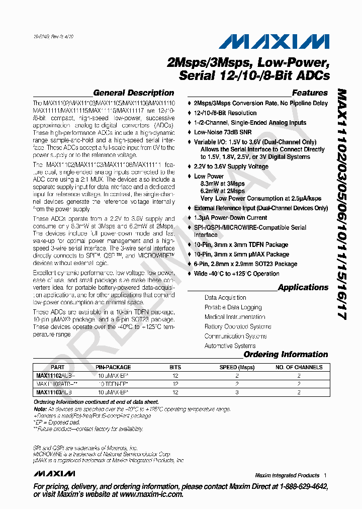 MAX11105AUT_4584882.PDF Datasheet