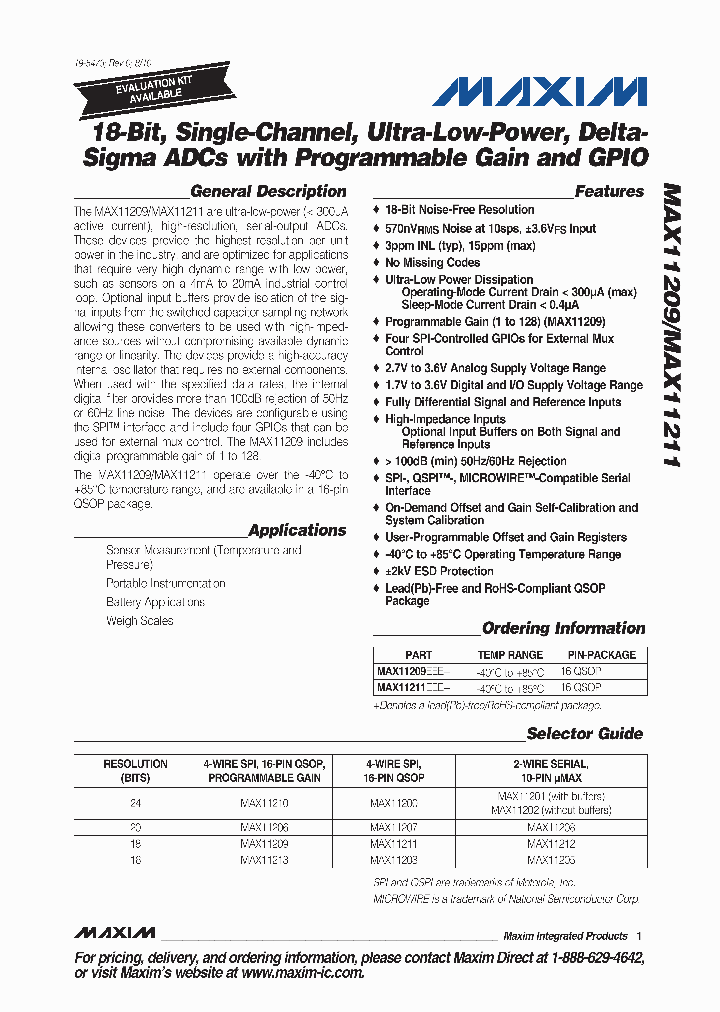 MAX11209_4872333.PDF Datasheet