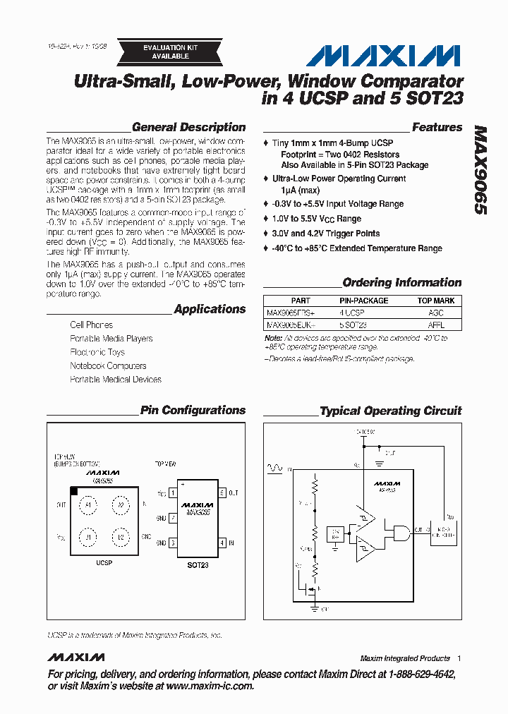 MAX9065_4266133.PDF Datasheet